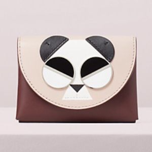 Kate Spade spademals gentle panda cardholder